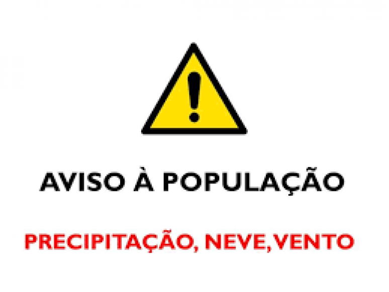 Aviso à população 
