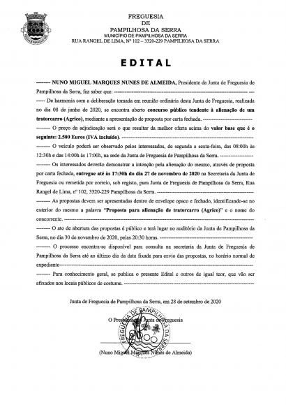 Concurso Público Tratorcarro (Agrico)
