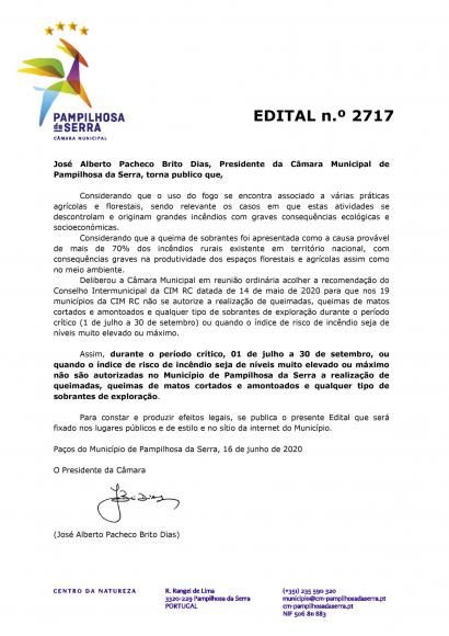 Edital- Queima e Queimadas
