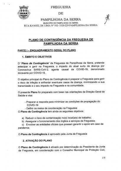 Plano de Contingência