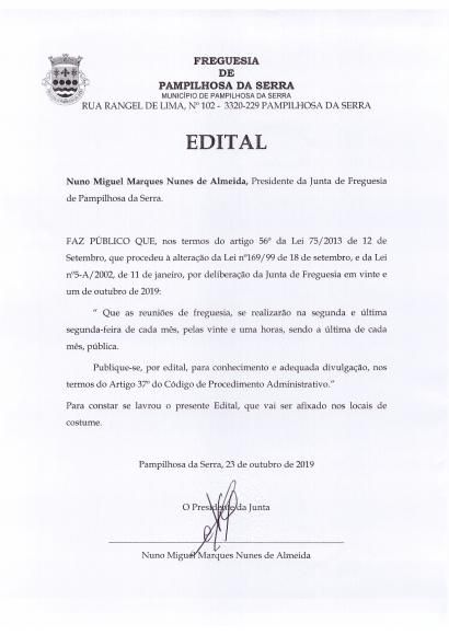 Reuniões de Freguesia
