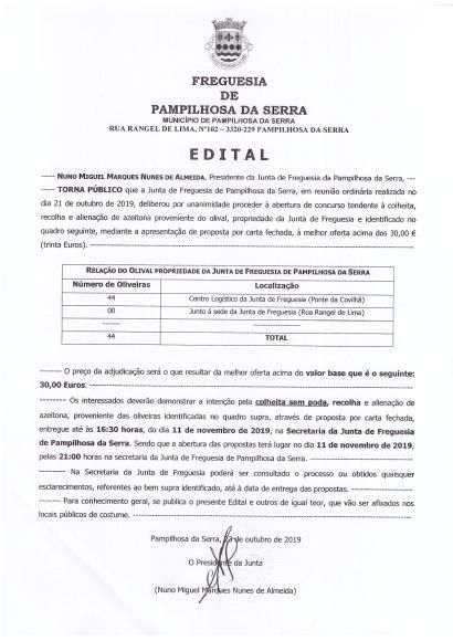 Alienação de azeitona