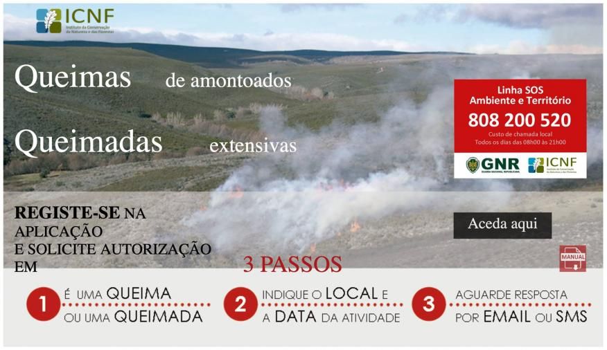 Saiba como pode fazer uma queima ou queimada.